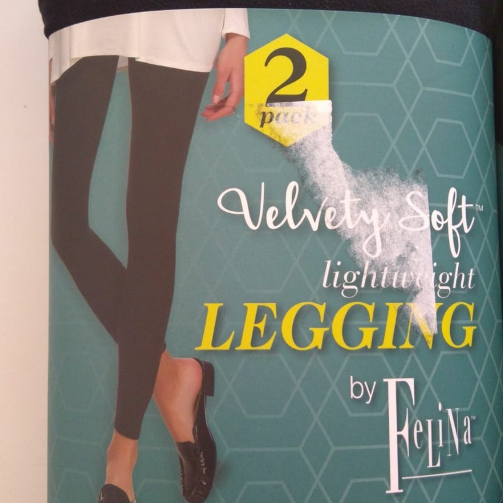 Felina Womens 2-Pack Velvety Soft Light Weight Leg - Picture 5 of 6